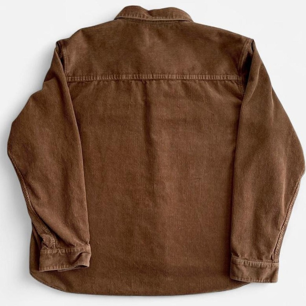 GAP Men’s Brown Corduroy Long Sleeve Button Down Shirt XXL - Picture 4 of 5